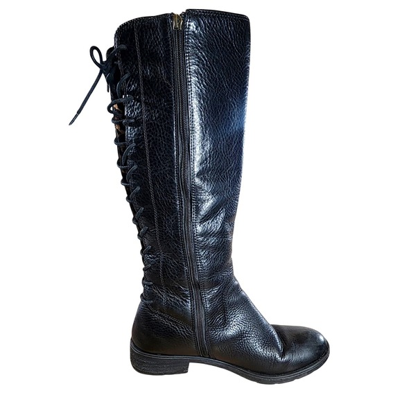 SOFFT Sharnell II Waterproof Womens Black Leather Lace Up Knee High Boots Sz 8M - Picture 10 of 12